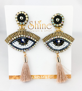 eye earrings