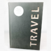 black travel journal